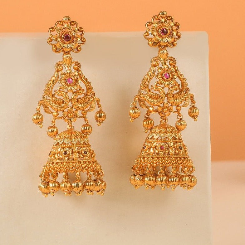 Tamanna earring tika ( READY TO SHIP ) – Deccan Jewelry